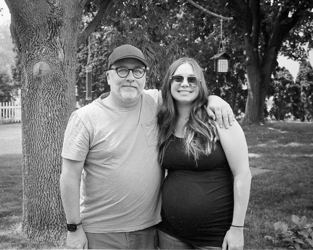 My daughter and I on Father&rsquo;s Day, 2023 (In a few months it&rsquo;ll be Grandfather&rsquo;s Day for me!)