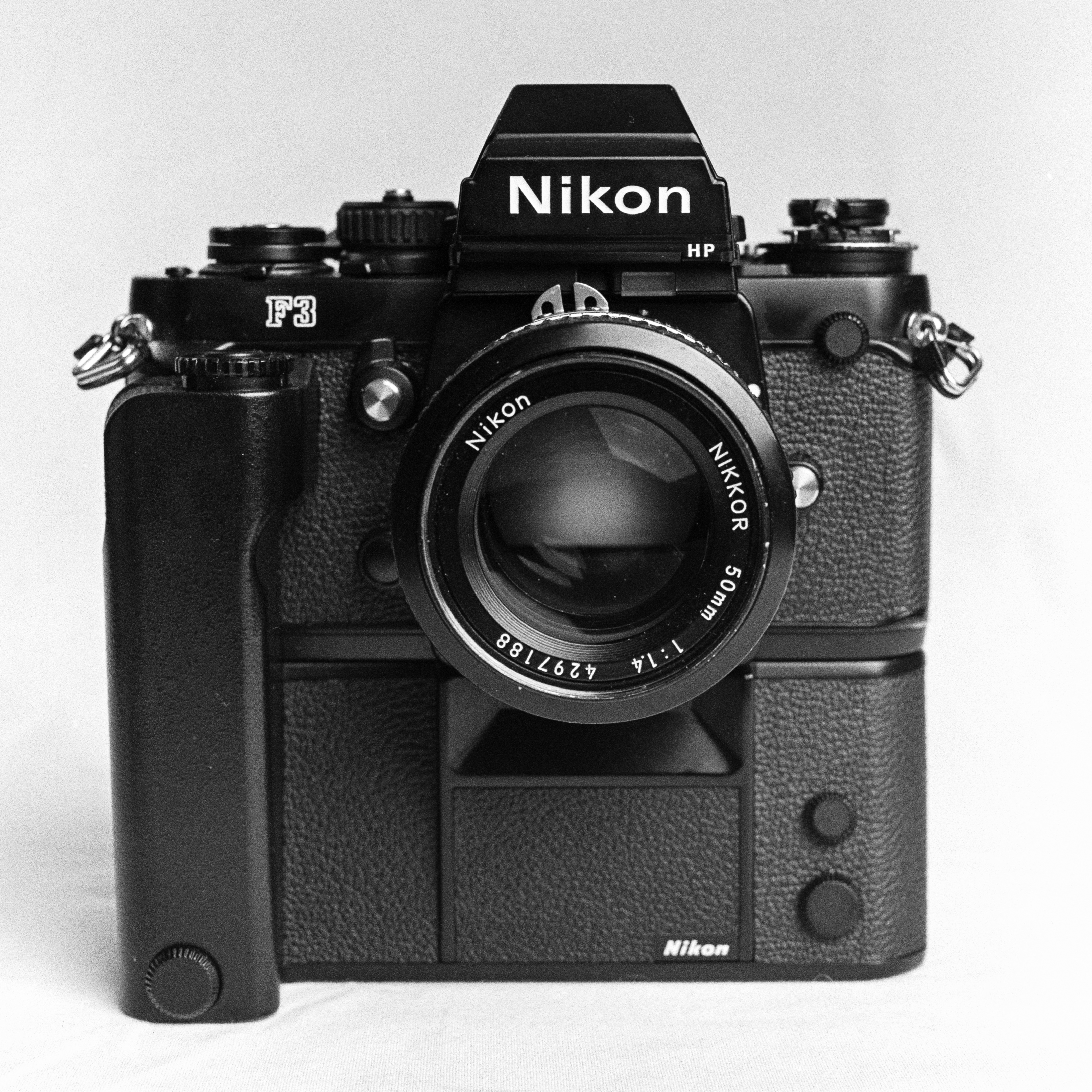 Nikon F3HP with motor drive