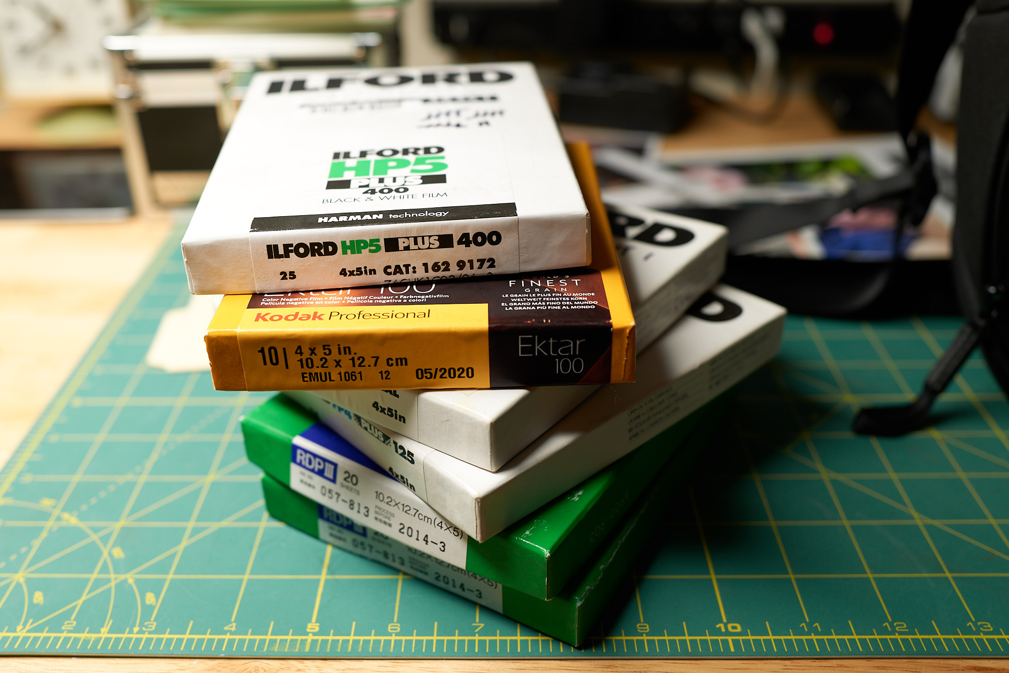 4x5 film boxes